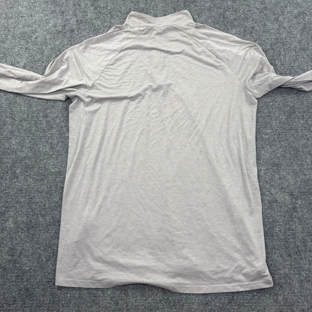 The‎ North Face Quarter Zip Pullover Large Grey Long Sleeve Performance Men's